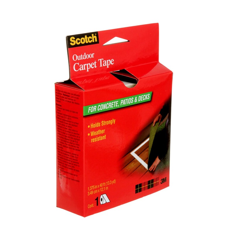 3M Scotch Double-Sided Carpet Tape 1.3 in x 40 ft