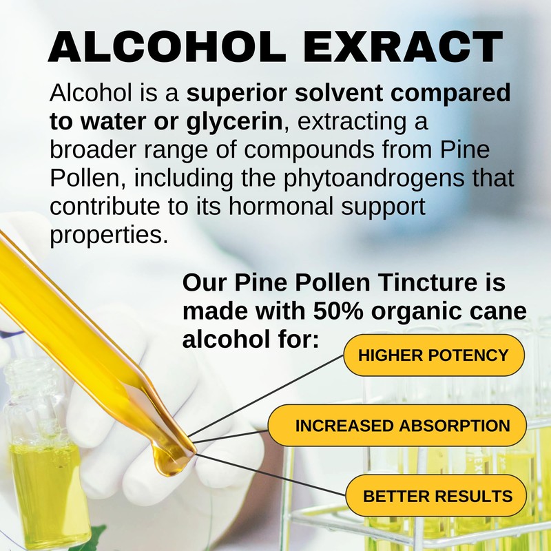 Lost Empire Herbs Pine Pollen Tincture Pine Pollen Liquid Extract