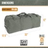 USGI Industries Tactical Duffel Bag | Military Deployment Luggage |