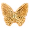 ETHNICITI Butterfly Gold Metal Vintage Knob Pull Handle Drawer Cupboard