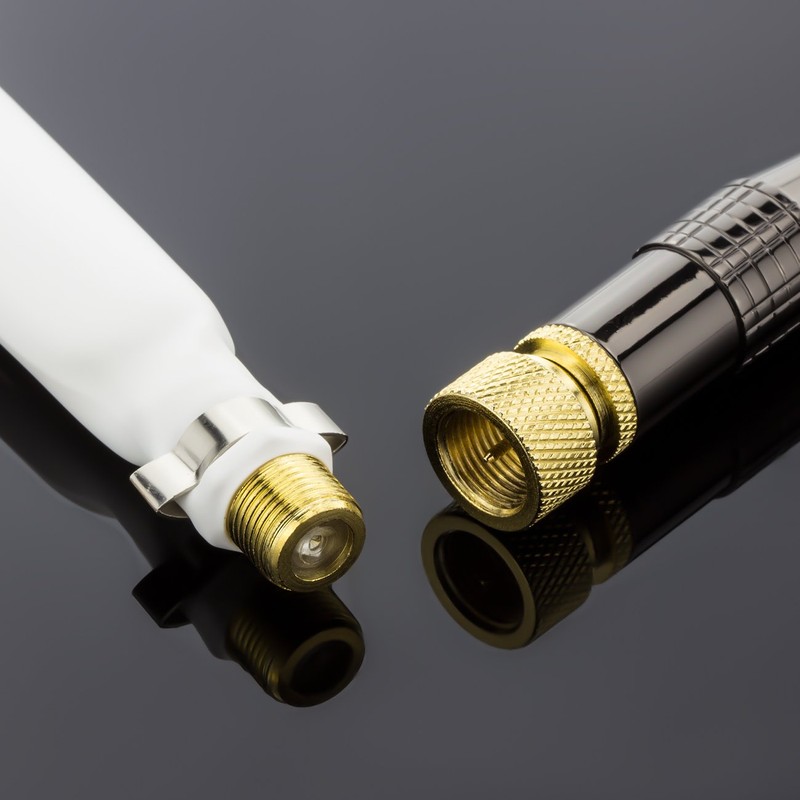 deleyCON Window Feed-Through Satellite Cable 21.5 cm Length 16 cm