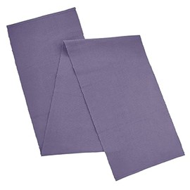 AVKA Studio - Camino de mesa acanalado 100% algodón, paquete de 1 – 13 x 72 pulgadas, color morado, camino de mesa de comedor o cocina, construcción gruesa para uso diario, picnic, mesa al aire última intervensión, bodas, etc