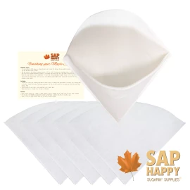Sap Happy Sugarin' Supplies Heavy Duty 1 Quart Maple Syrup Filter Kit - REUSABLE