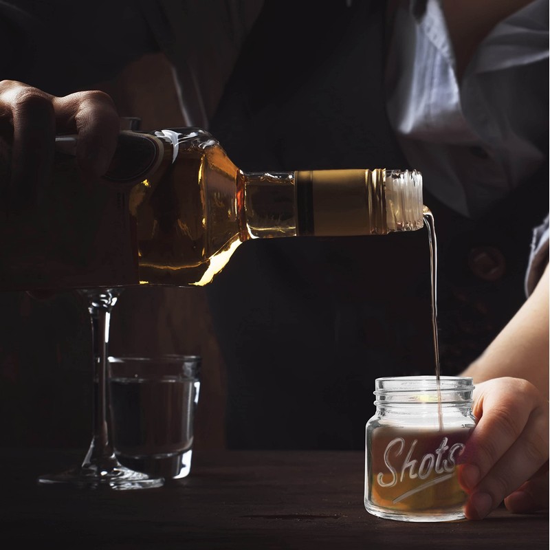 Palais Glassware Palais 'Shots' Mason Jar Shot Glasses - Mini