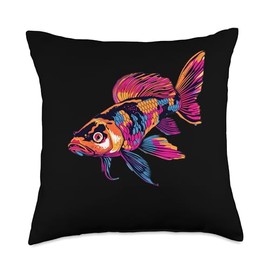 Kuhli Loach Pop Art Throw Pillow