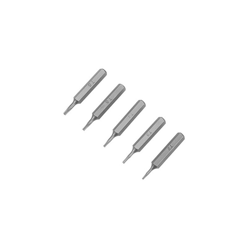 sourcing map Torx Bits Set 5pcs 5/32 Inch Hex Shank