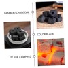 Kisangel 1bag Bamboo Charcoal Tablets for Grilling Cooking Camping Charcoal