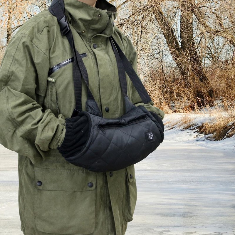 Winter Heated Hand Muff Electric Hand Warmer 3 Gear Temperature