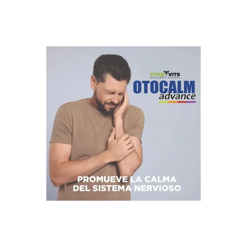 Otocalm 60 Caps Suplemento Alivio Zumbidos En Oídos 1 Pack