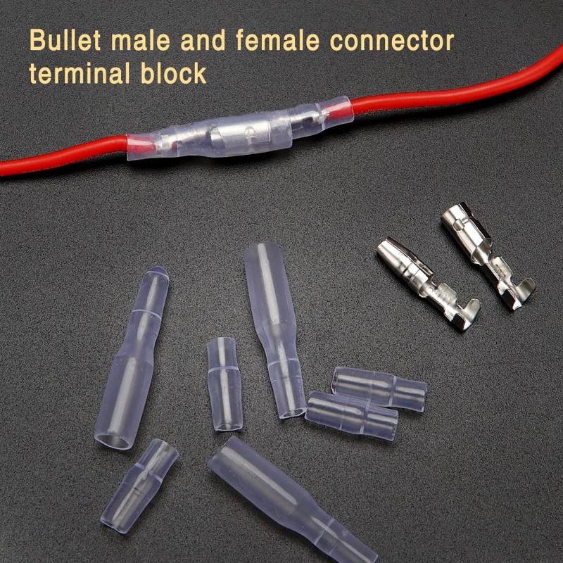 YIXISI 200 pieces 3.9 mm round connector kit, silver