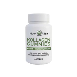 Collagen Gummy Bears for Healthy, Strong Hair, Pack of 60