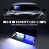 LITUPDAW LED Dash Emergency Strobe Light Interior Front/Rear Windshield with