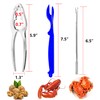 Bougraite Crab Crackers and Tools, 2 Crab Crackers, 8 Lobster