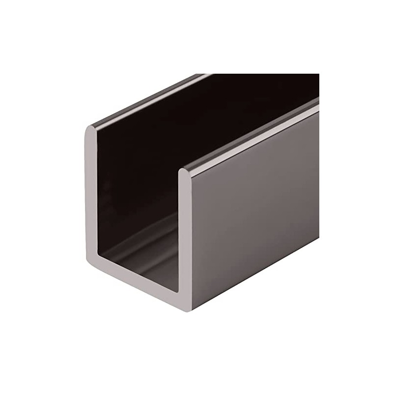 CRL SDCD12PN Polished Nickel 1/2" Fixed Panel Shower Door Deep