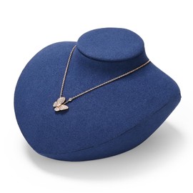 Oirlv Jewellery Display Bust Velvet Jewellery Storage Chest Necklace Display Bust Necklace Storage Chest for Pendant Storage and Display