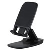 Elecom PWDSCHAMBK Smartphone Stand, Foldable, Portable, Stepless Adjustment, Black