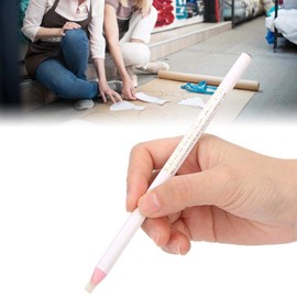 Sewing Mark Pencil, 8 Pieces, No Sharpening, White, Water-Soluble Pencil, Sewing Fabric Pencils, Dressmaker, Practical Tool for Sewing, Marking and Trac