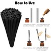 Resafy Reed Diffuser Sticks, Jecnovo Pack of 100 Fiber Sticks