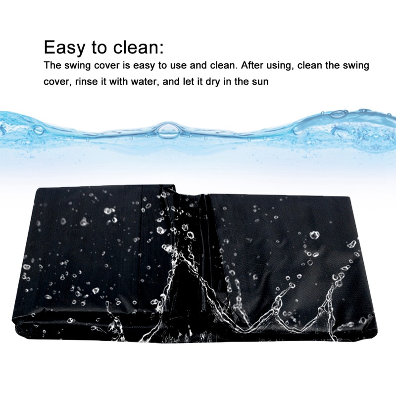 Swing Top Cover Waterproof Sunshade Swing Chair Protector for Garden