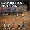 BAURIX® Hexagonal Crimping Pliers with 2000 Wire End Ferrules Set,