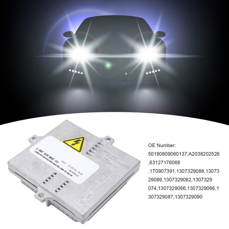 A2038202526, 63127176068 Aluminum Alloy Durable 12V Input Stable Performance Xenon