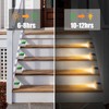 T-SUN Solar Step Light Outdoor, 6 Pack Solar Stair Light,