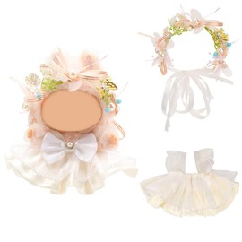 17cm Doll Clothing Accessories,Suitable for 17cm Plush Pendant Blind Box,Suitable for Play and Display,Doll Not Included (Fairy Dream)