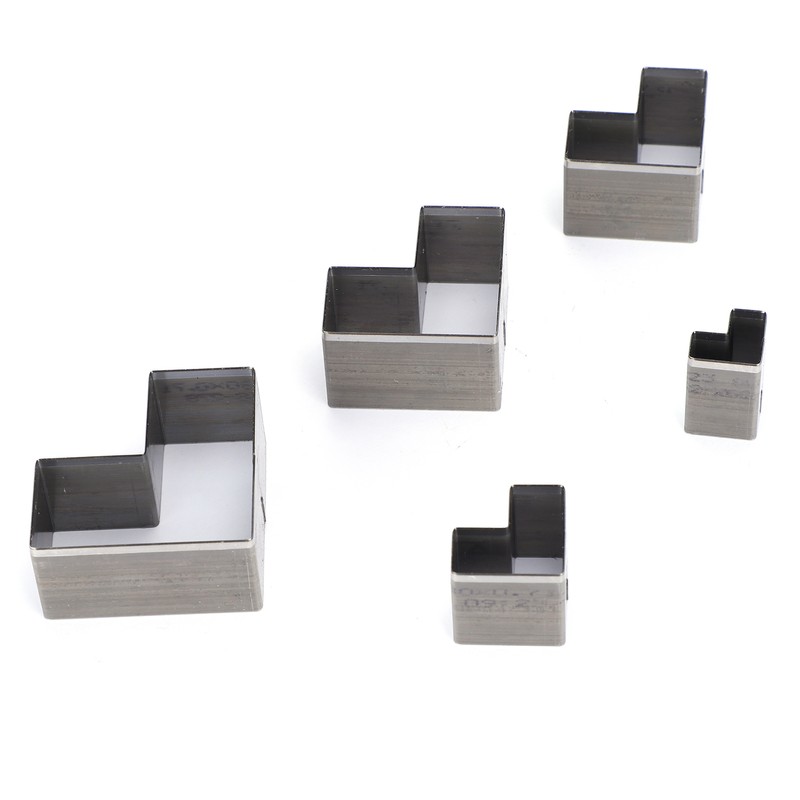 5Pcs Leather Cutting Dies Set Hollow Punch Cutter HandMade Punching