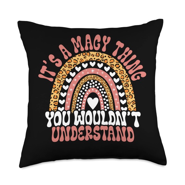 It's A Macy Thing You Wouldn't Understand Name Leopard Funny