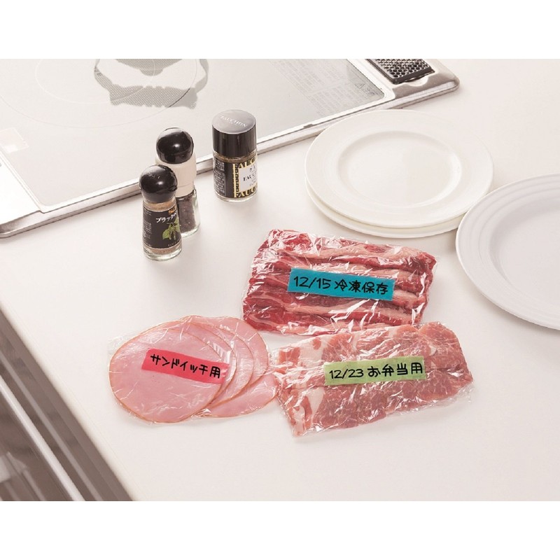 Dear Kitchen Wazaari Tape with Holder, White, 1.0 inches (25