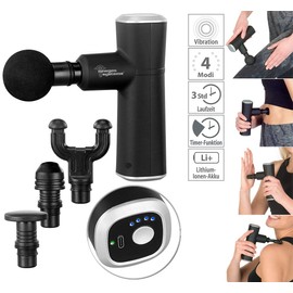 newgen medicals Massage Gun Attachments: Compact Cordless Handheld Massager with 4 Attachments & 4 Levels, 26 Watt (Massage Gun Attachments, Massage Gun Belly, Foot Massager)