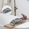 Back Scrubber for Shower, Bamboo Fibre Exfoliating Scrubber Sponge, Bamboo