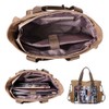 ToLFE Women Top Handle Satchel Handbags Shoulder Bag Messenger Tote