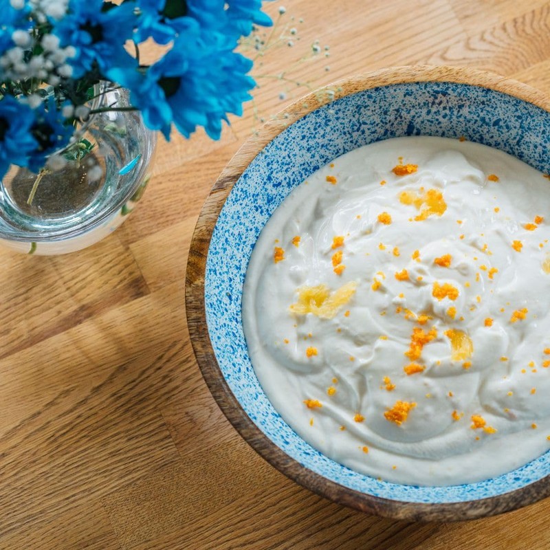 APS 1054 Mango Wood Bowl with Epoxy Resin Coating Inside,