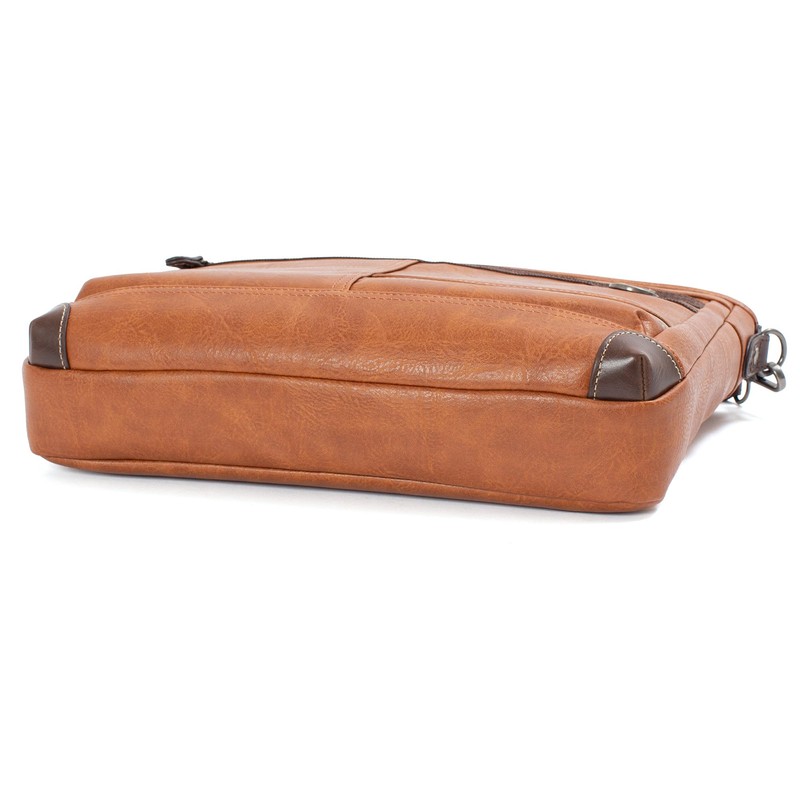Mustache JTZ-4156 Men's Shoulder Bag, A4 Storage, Synthetic Leather