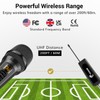TONOR Wireless Microphone with Treble/Bass/Echo, Dynamic Handheld Singing Mic with