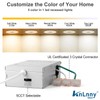 KnLnny Ware Black Gimbal recessed Lights 4 Inch 6 Pack,