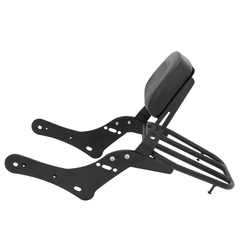 Motaux Passenger Sissy Bar with Luggage Rack Backrest for Kawasaki