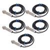 5PCS Inductive Proximity Switch M12 NPN Normally Open Distance Detection