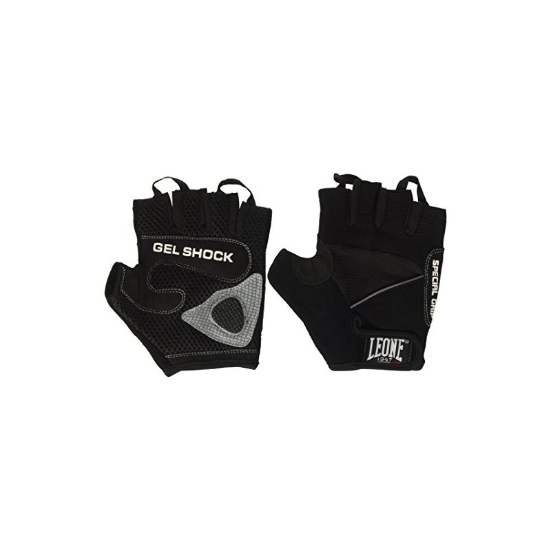 LEONE 1947 AB712 Fitness Gloves black black Size:Large