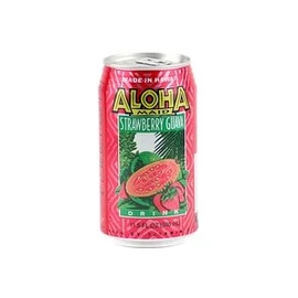 Aloha Maid Strawberry Guava Juice Drink 24 Can Case