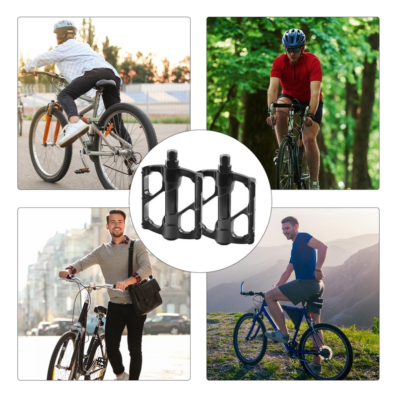 Bikes Pedals - Mountain Bikes Pedals Flat - Dustproof Aluminum