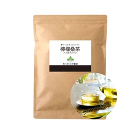 Wakuwakuen Lemon Mulberry Tea Bags (30 Packs), Lemongrass, Mulberry Leaf Tea, Herbal Tea, Domestically Produced, Decaffeinated Diet, Roasted