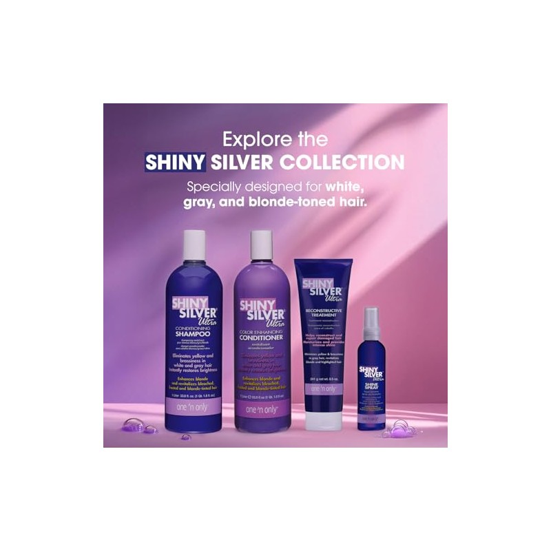 One 'n Only Shiny Silver Ultra Conditioning Shampoo 33.8 fl.