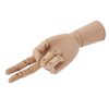 Flexible Wooden Hand Model Moveable Wooden Artists Manikin Hand Figure