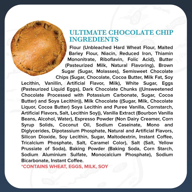 The Cravory: Chocolate Chip Cookies - 24 cookies, 2.0 oz.