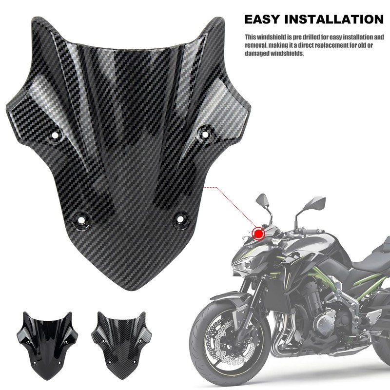 Motorcycle Windshield Windscreen,Front Wind Shield Screen Deflector Parts For Kawasaki