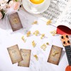 Yinkin 50 Sets Music Lapel Pins 3 Styles Gold Musical
