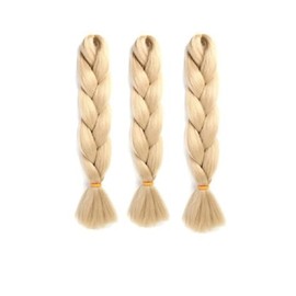 AMOXO 40 Colors Wig Extensions 3 Pcs Set Solid Color 60cm Braided Gradient Braid Hair Accessories Assorted Up Wig Hair Bundles Wig Hair Extensions Hair Accessories Hair Extension Hair Accessory Hip