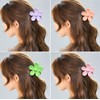 JJLFresheners Hair Clip, Candy Colored, Flower Hair Clip Grass green,